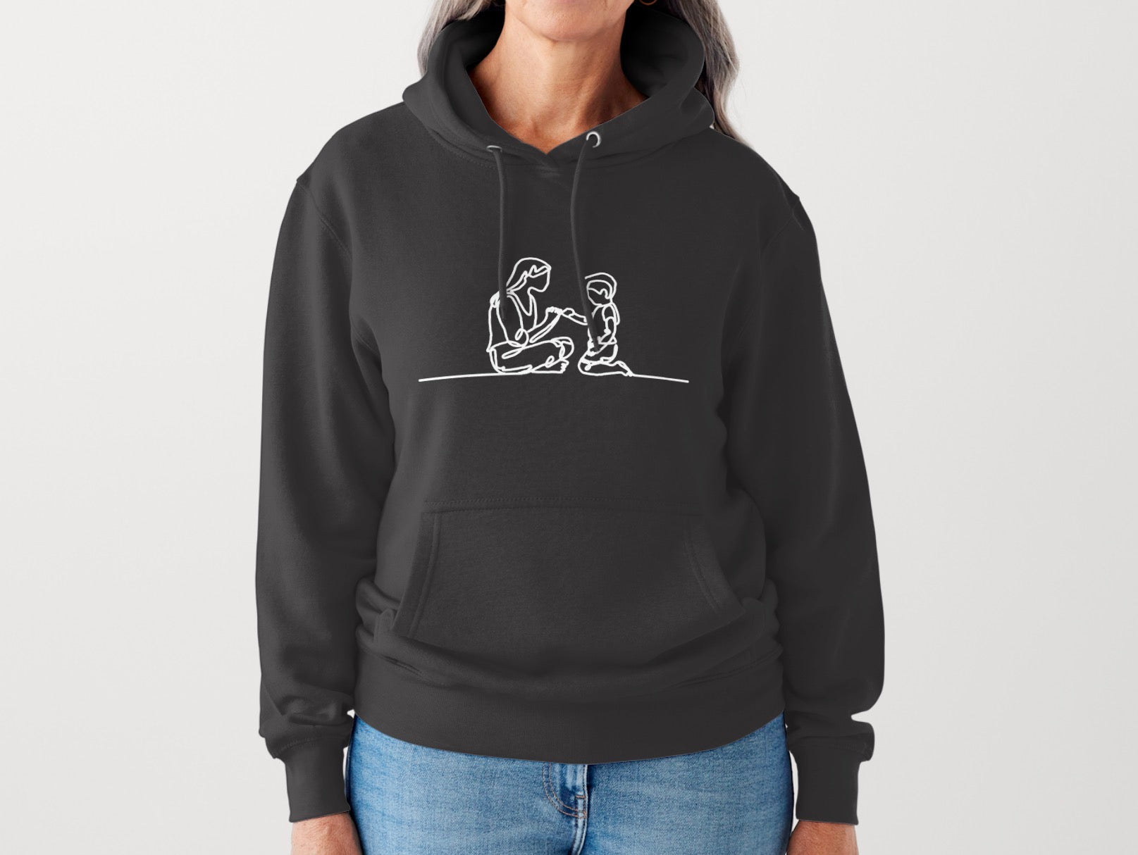 Boy and Mom Bible verse Hoodie