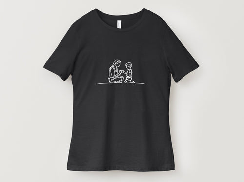 Boy and Mom Bible Verse Tee