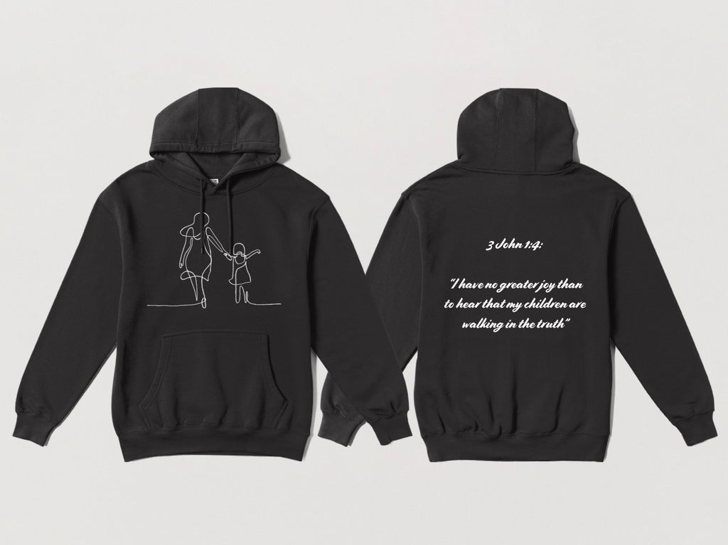 Girl and Mom Bible Verse Hoodie