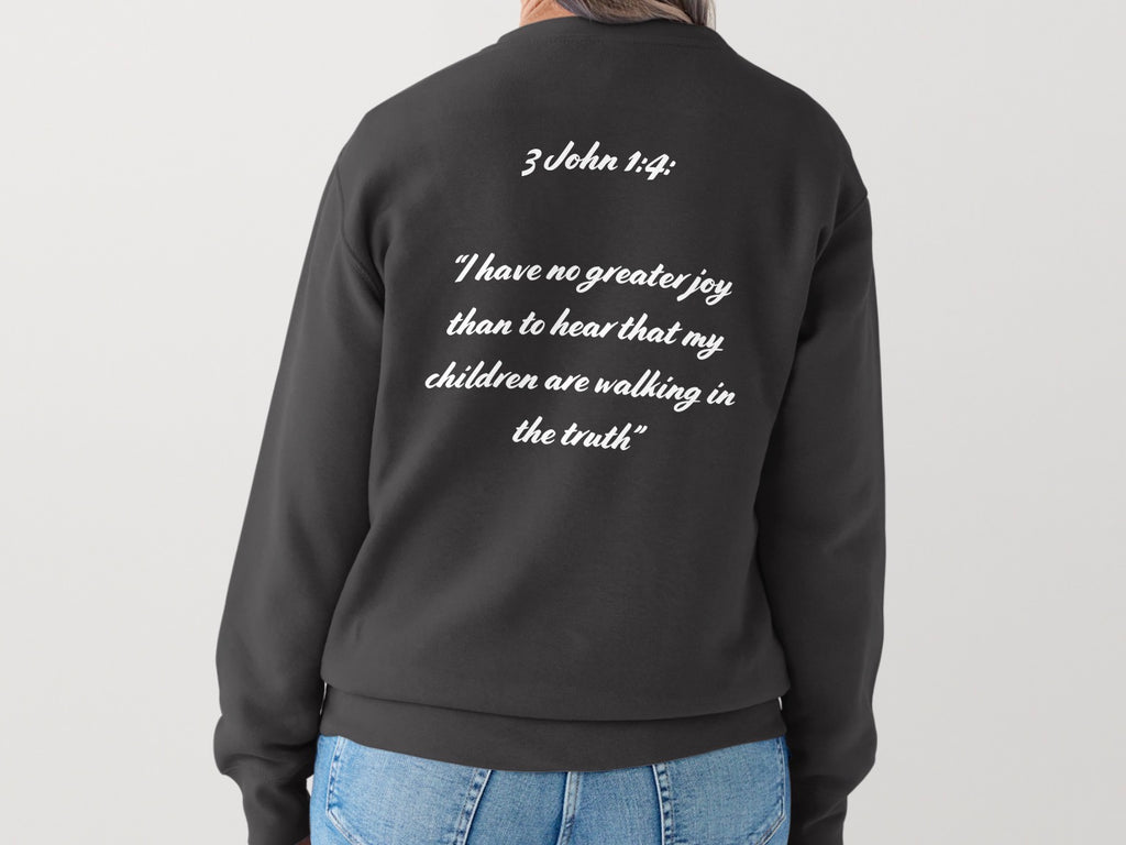 Girl and Mom Bible Verse Sweatshirt