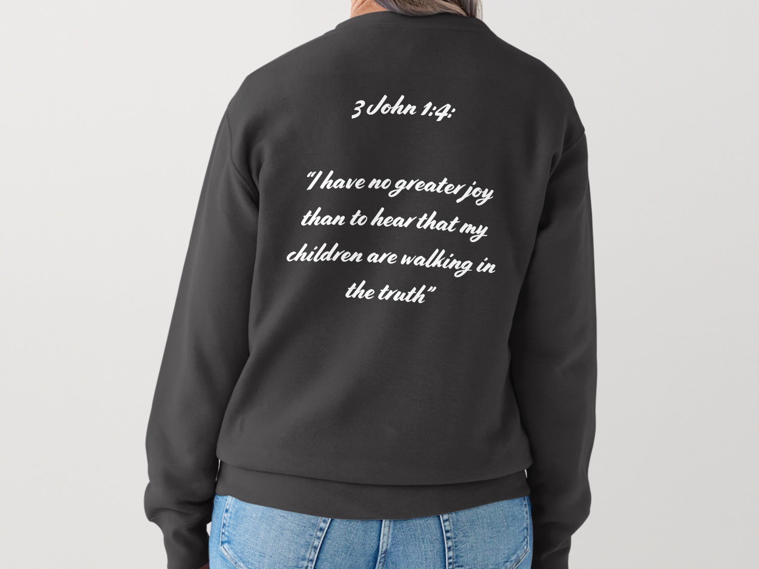 Girl and Mom Bible Verse Sweatshirt