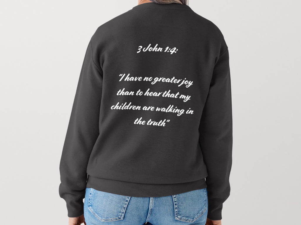 Boy and Mom Bible Verse Sweatshirt