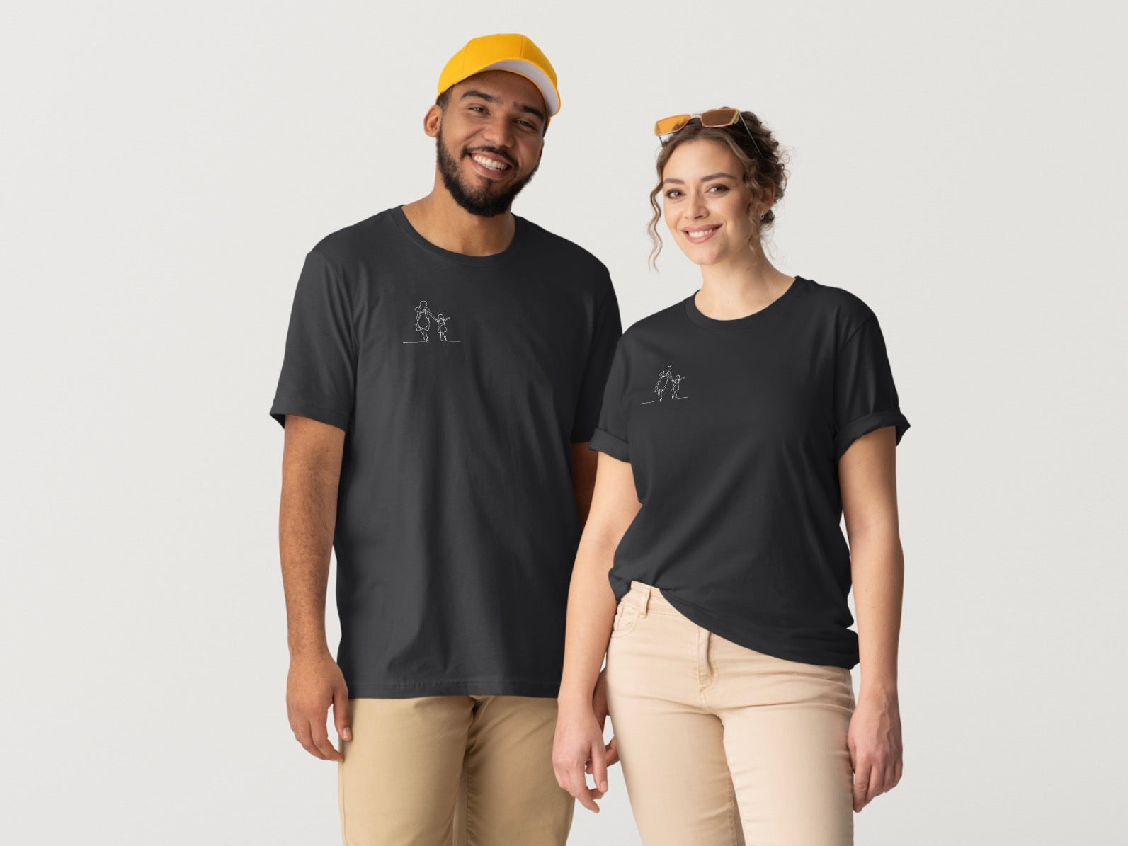 Girl and Mom Bible verse Tee