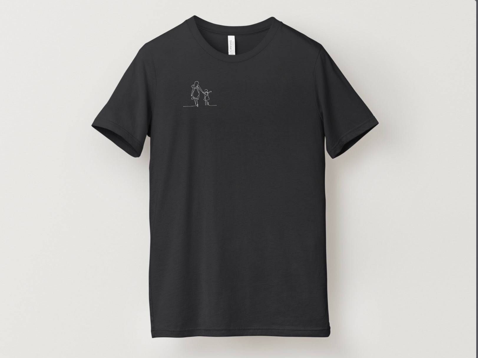 Girl and Mom Bible verse Tee