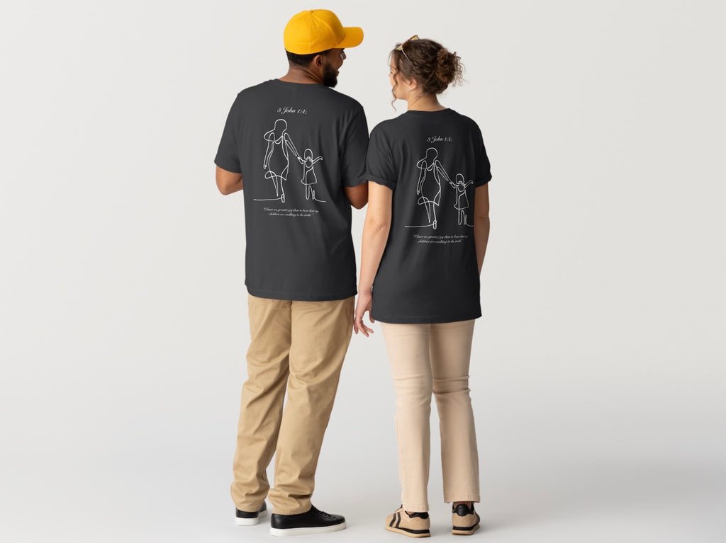Girl and Mom Bible verse Tee